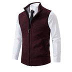 Marcus - Men's Full-Zip Wool-Blend Vest