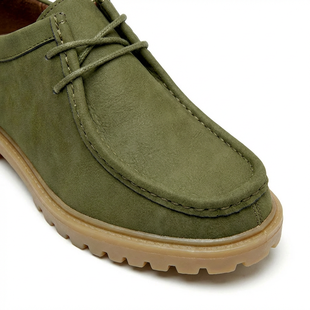 Marcus - Men's Suede Moc Toe Wallabee Shoes