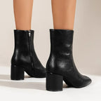 Margery - Women's Block-Heel Pointed Ankle Boot