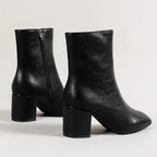 Margery - Women's Block-Heel Pointed Ankle Boot