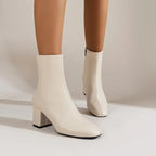 Margery - Women's Block-Heel Pointed Ankle Boot