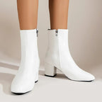 Margery - Women's Block-Heel Pointed Ankle Boot
