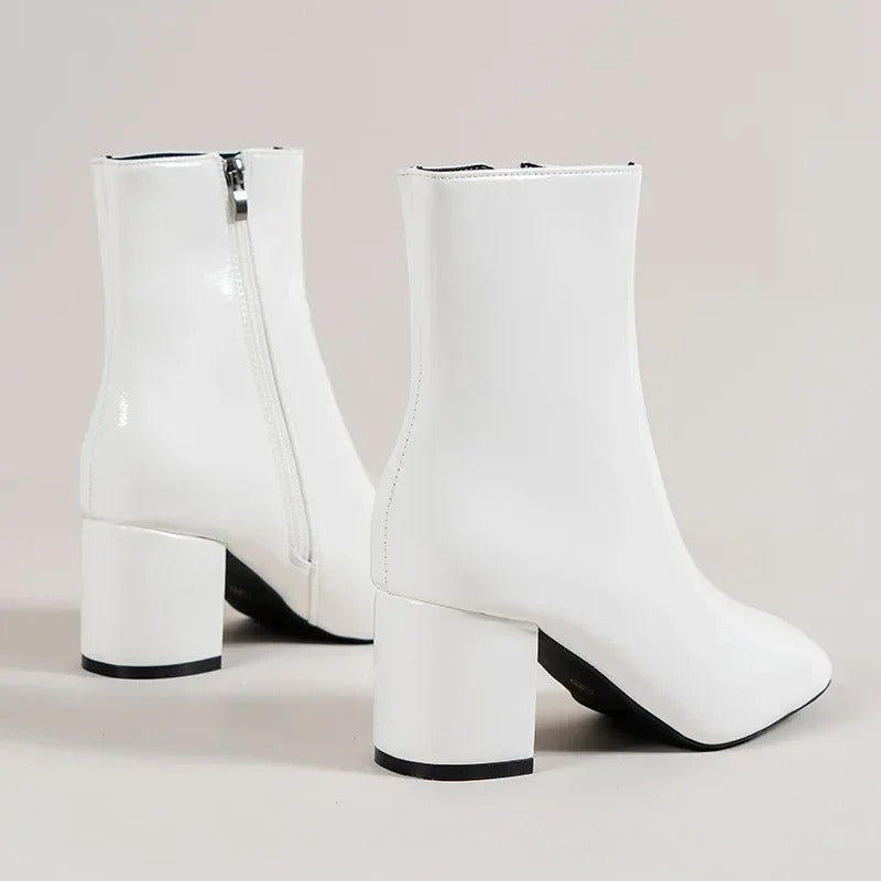 Margery - Women's Block-Heel Pointed Ankle Boot