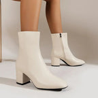 Margery - Women's Block-Heel Pointed Ankle Boot