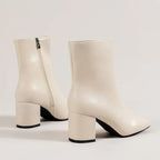 Margery - Women's Block-Heel Pointed Ankle Boot