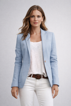 Meliora - Women's Single-Button Blazer with Notched Lapels