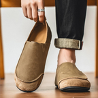 Miguel - Men's Mixed-Texture Slip-On Loafers