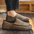 Miguel - Men's Mixed-Texture Slip-On Loafers