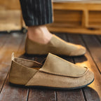 Miguel - Men's Mixed-Texture Slip-On Loafers