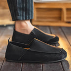 Miguel - Men's Mixed-Texture Slip-On Loafers