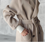 Natalia - Women's Double-Breasted Wool Coat