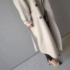 Natalia - Women's Double-Breasted Wool Coat