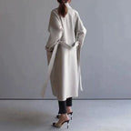 Natalia - Women's Double-Breasted Wool Coat