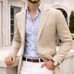 Nathaniel - Men's Notch Lapel Knit Blazer