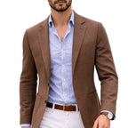 Nathaniel - Men's Notch Lapel Knit Blazer