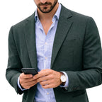 Nathaniel - Men's Notch Lapel Knit Blazer