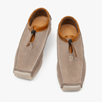 Owen - Men's Suede Loafers with Drawstring Closure