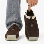 Owen - Men's Suede Loafers with Drawstring Closure
