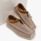 Owen - Men's Suede Loafers with Drawstring Closure