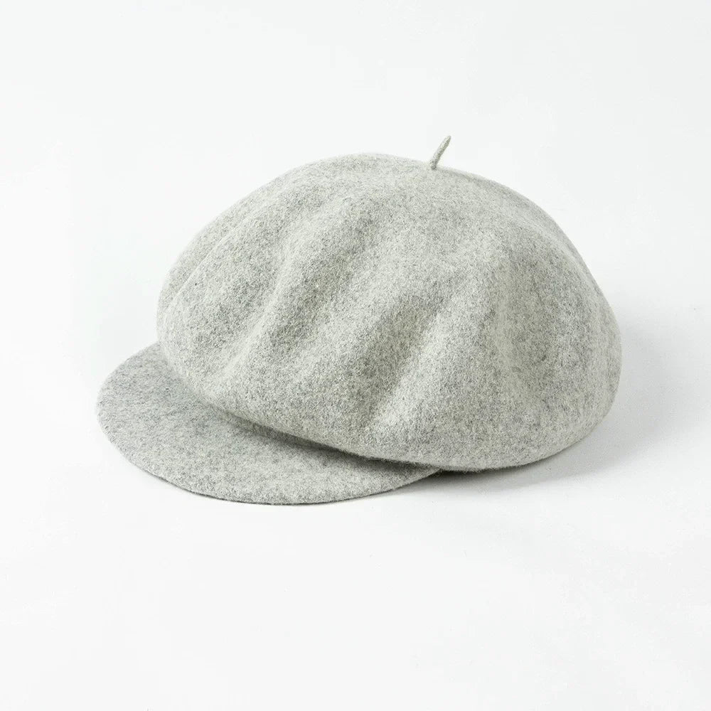 Prudence - Women's Rounded Wool Felt Beret