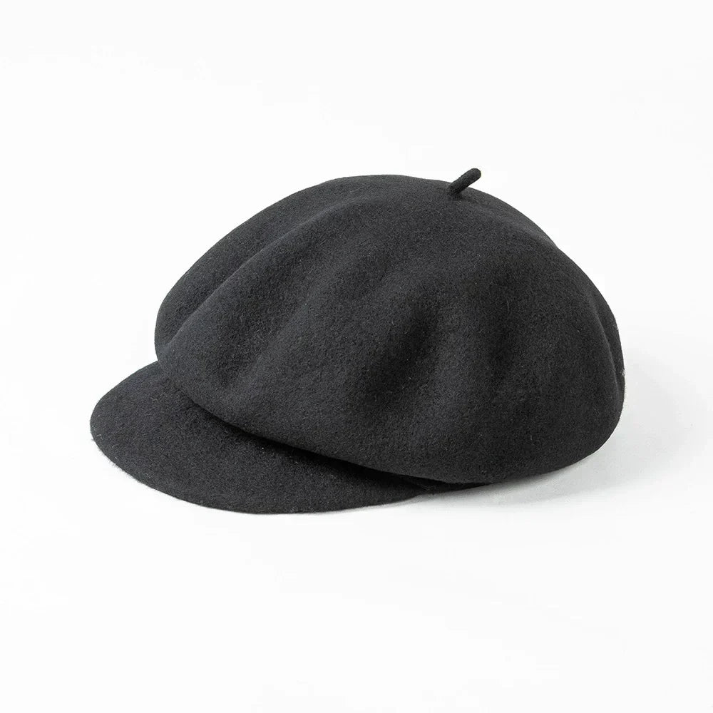 Prudence - Women's Rounded Wool Felt Beret