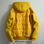 Quinlan - Men's Quilted Puffer Jacket with Drawstring Hood