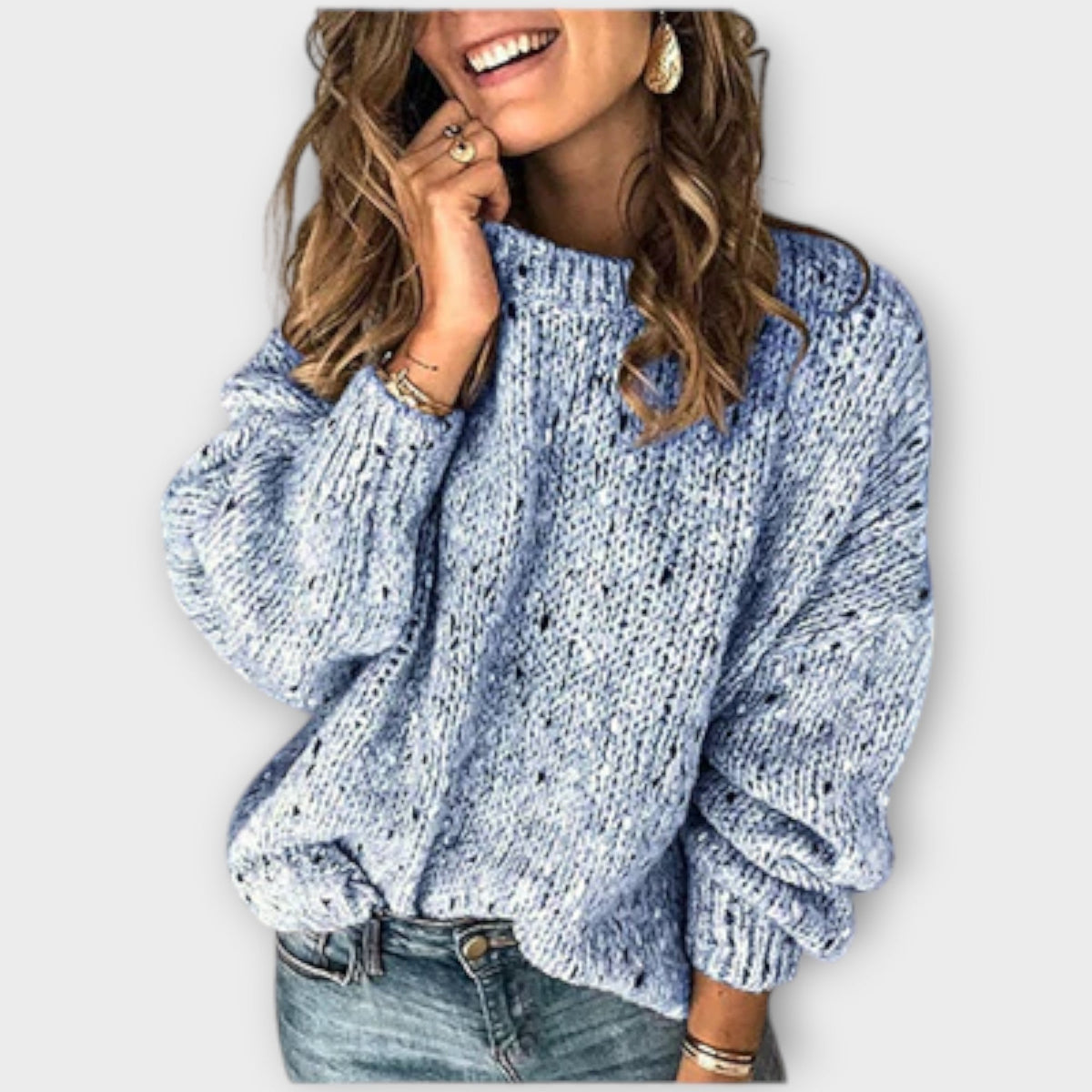 Quinley - Women's Textured Knit Pullover