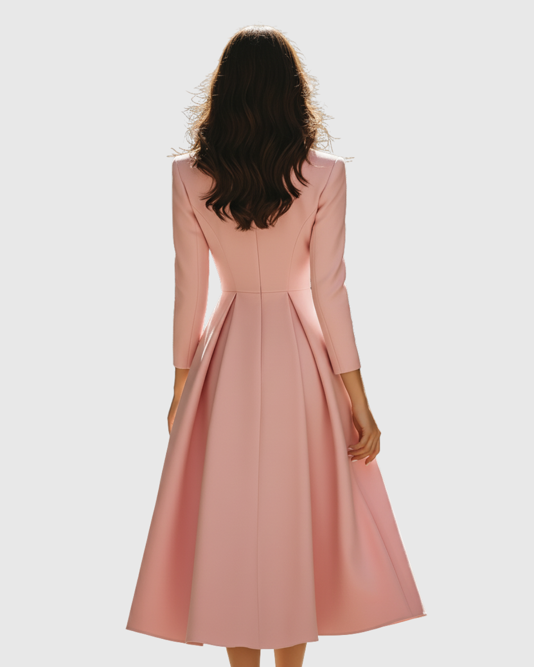 Raleigh - Women's Button-Front Pleated Midi Dress