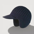 Roxanne - Women's Ribbed Knit Ear-Flap Cap