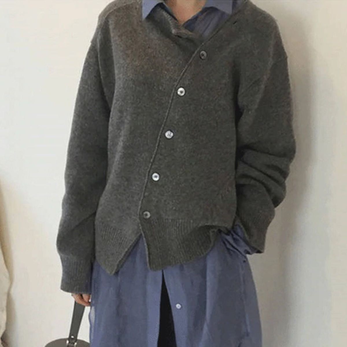 Simone - Women's Collared Cashmere Cardigan