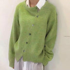 Simone - Women's Collared Cashmere Cardigan