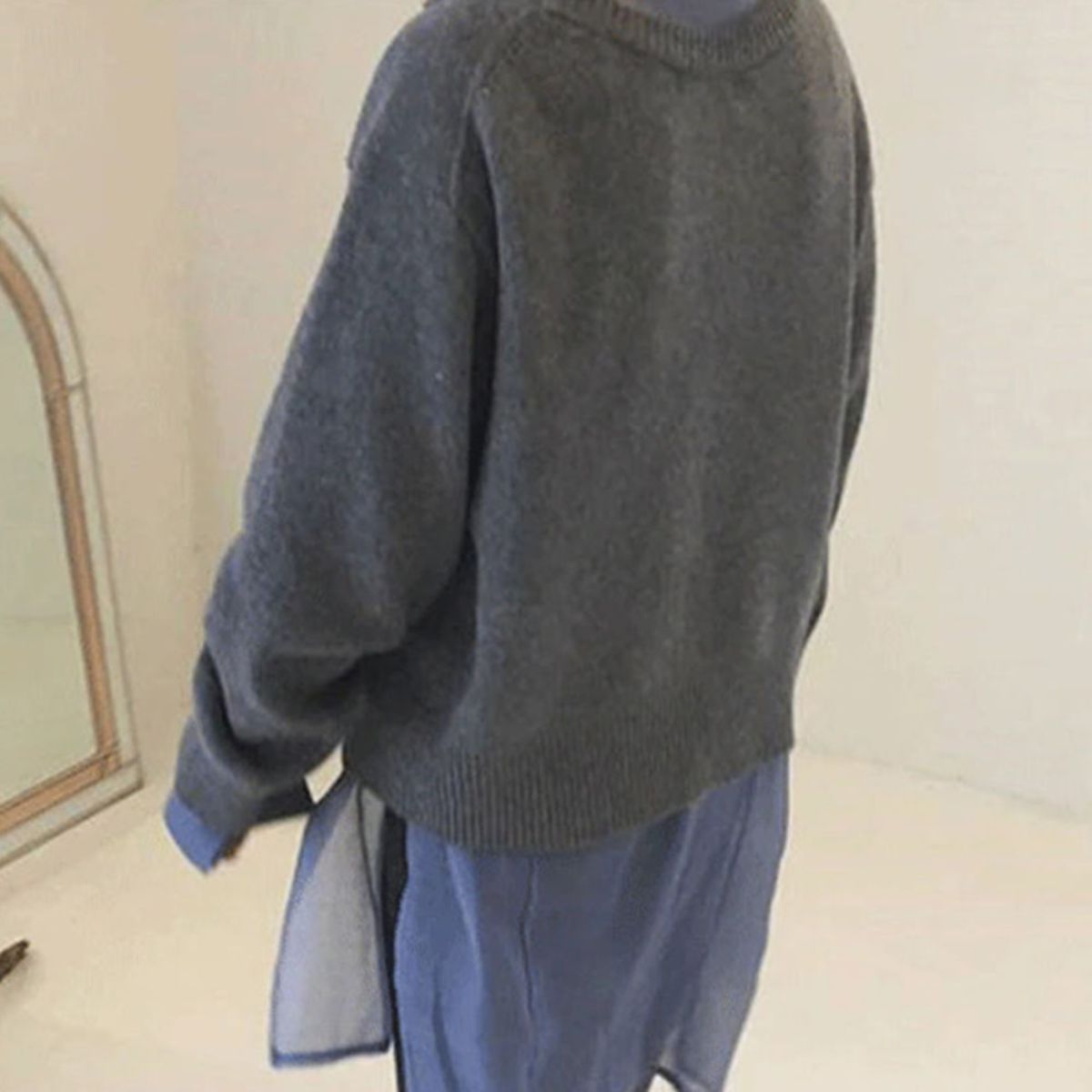 Simone - Women's Collared Cashmere Cardigan