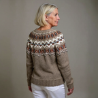 Sylvia - Women's Vintage Fair Isle Cardigan