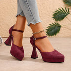 Talia - Women's Platform Ankle-Strap Heels