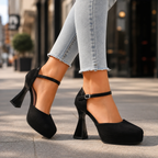 Talia - Women's Platform Ankle-Strap Heels