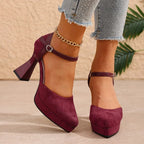 Talia - Women's Platform Ankle-Strap Heels