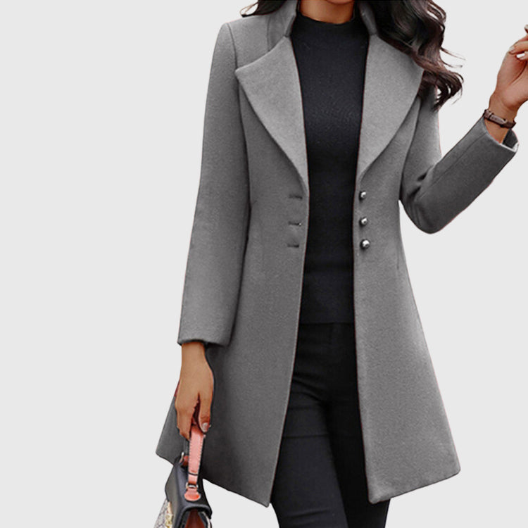 Tayla - Women's Notch Lapel Tailored Coat