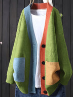 Vesna - Women's Color-Block Cardigan