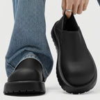 Vincenzo - Men's Faux-Fur Lined Loafers with Matte Finish