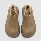 Vincenzo - Men's Faux-Fur Lined Loafers with Matte Finish