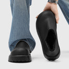 Vincenzo - Men's Faux-Fur Lined Loafers with Matte Finish