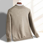 Walter - Men's Quarter-Zip Mock-Neck Ribbed Pullover