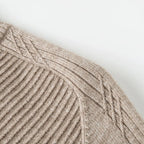 Walter - Men's Quarter-Zip Mock-Neck Ribbed Pullover