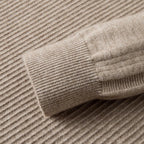 Walter - Men's Quarter-Zip Mock-Neck Ribbed Pullover