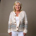 Willa - Women's Fair Isle Knit Cardigan