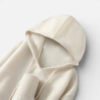 Zelia - Women's Cashmere Hoodie with Drawstring 